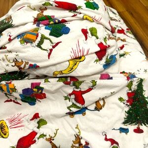 The Grinch Flannel Sheets Pottery Barn Full Size